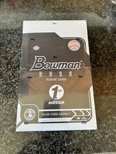 2022 Bowman Baseball First Edition Hobby Box In Hand 1st Edition