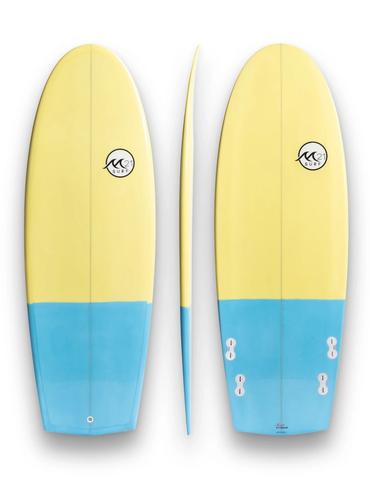 5'2" x 21.5" x 2.8" 36.8L Mini Simmons Groveler Shortboard Surfboard M21 Sports