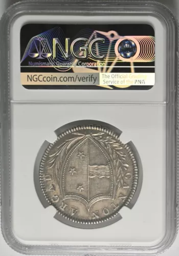 CD0461 Rare Switzerland 20 Batzen 1809 Aargau Silver NGC MS63