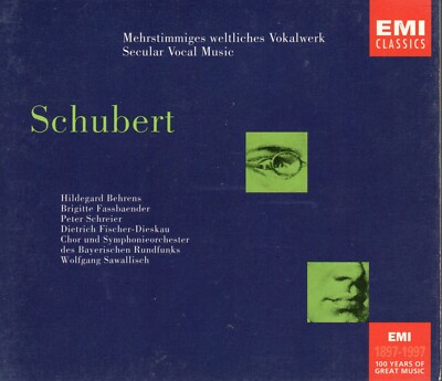 SCHUBERT - SACRED WORKS - BEHRENS - SCHREIER - FISCHER-DIESKAU - SAWALLISCH
