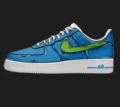nike neon blue shoes