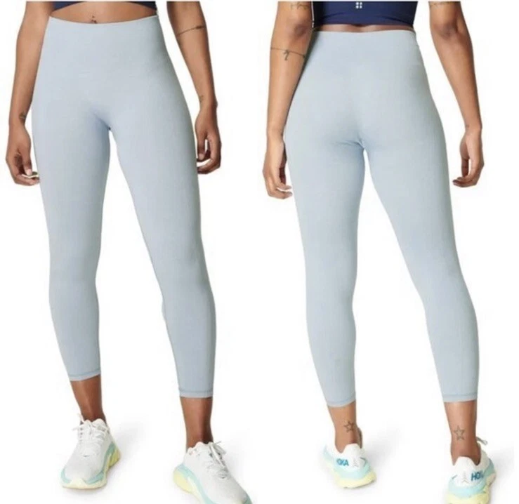 sweaty-betty athlete seamless 7/8 smoke leggings