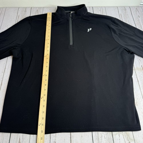 1st Phorm 1/4 Zip Pullover Shirt Sweatshirt Black Mens 3XL Long Sleeve Gym - Picture 7 of 8