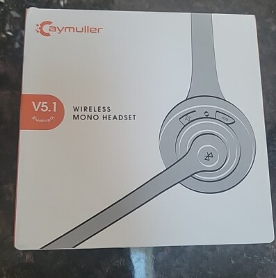 Caymuller DT628-US-S Noise Cancelling Wireless Bluetooth On The Ear Headset