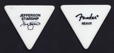 Jefferson Starship Paul Kantner Signature White Triangle Guitar Pick - 1998 Tour