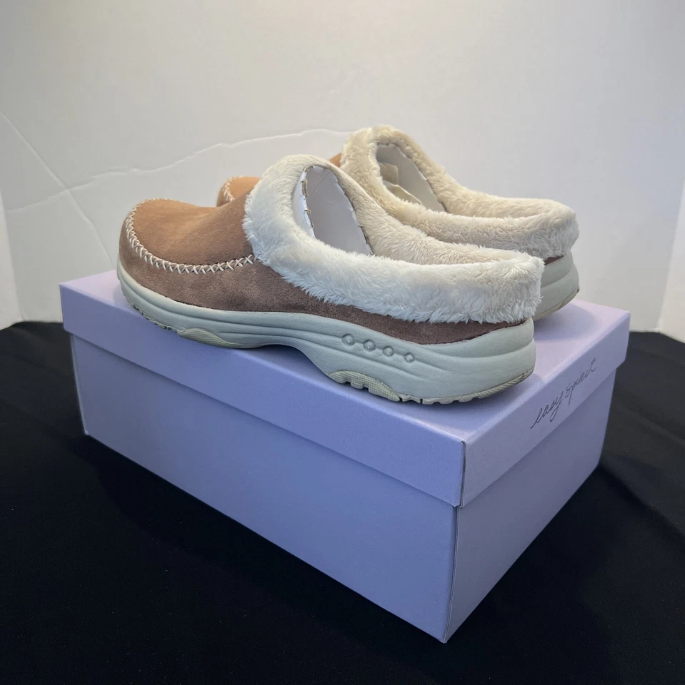 Easy Spirit T Slip  Traveltime  Women's Slippers  Natural Color  Size 8.5 NIB - Image 2 of 4