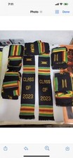 Graduation Sash 2023 Kente. Handmade from Ghana.
