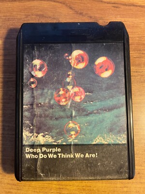 DEEP PURPLE WHO DO WE THINK WE ARE! RARE 8 TRACK TAPE TESTED LATE NITE BARGAIN!