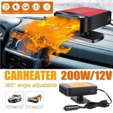 200W Car Heater Portable DC 12V Electric Heating Fan Defogger Defroster Demister