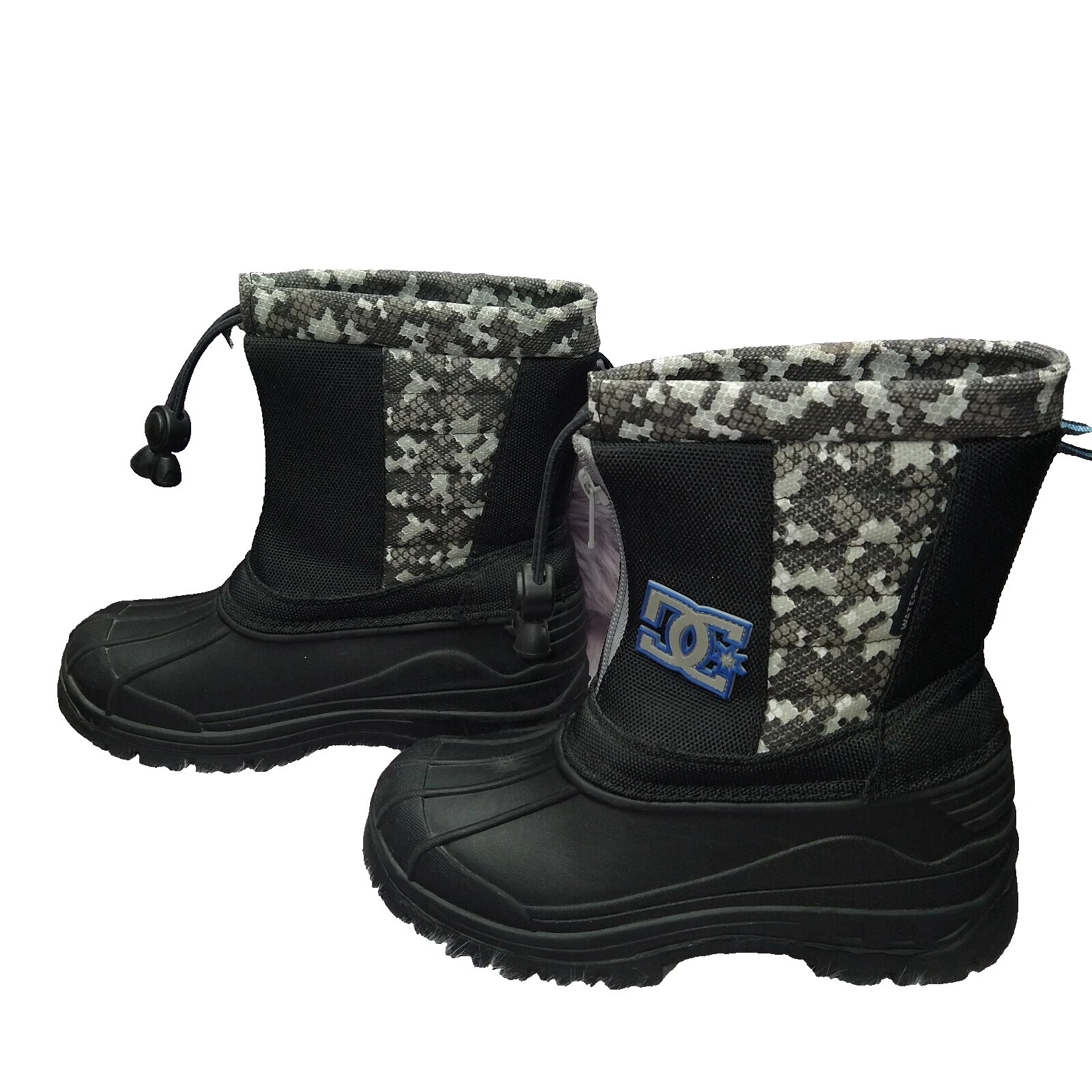 Zapatos de Goma Negra DC Shoes para Niños