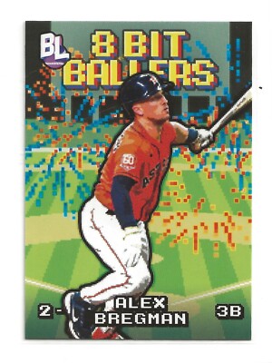 ALEX BREGMAN 2023 Topps Big League 8 Bit Ballers Houston Astros 8B-10