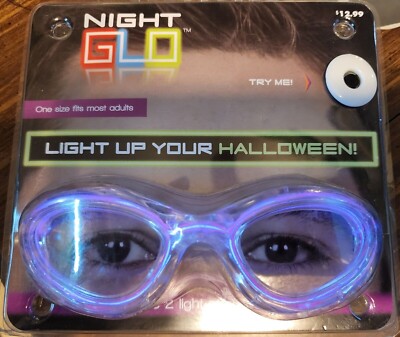Night Glo Neon Light up Glasses -  Halloween, Party, Neon, Costume
