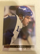 Ed Olczyk 2020-21 SP Signature Edition Legends UD Canvas #C-55 Toronto Maple