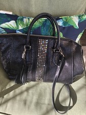 Bnwt Milly Large Black Patent Leather Tote/satchel Handbag Msrp $425