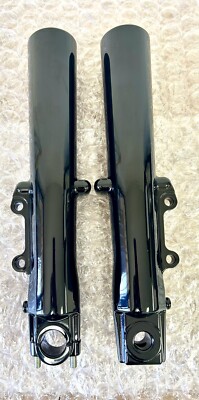 Harley TOURING Road King 2000-2013 CUSTOM Black Gloss Fork slider Lower Legs Oem
