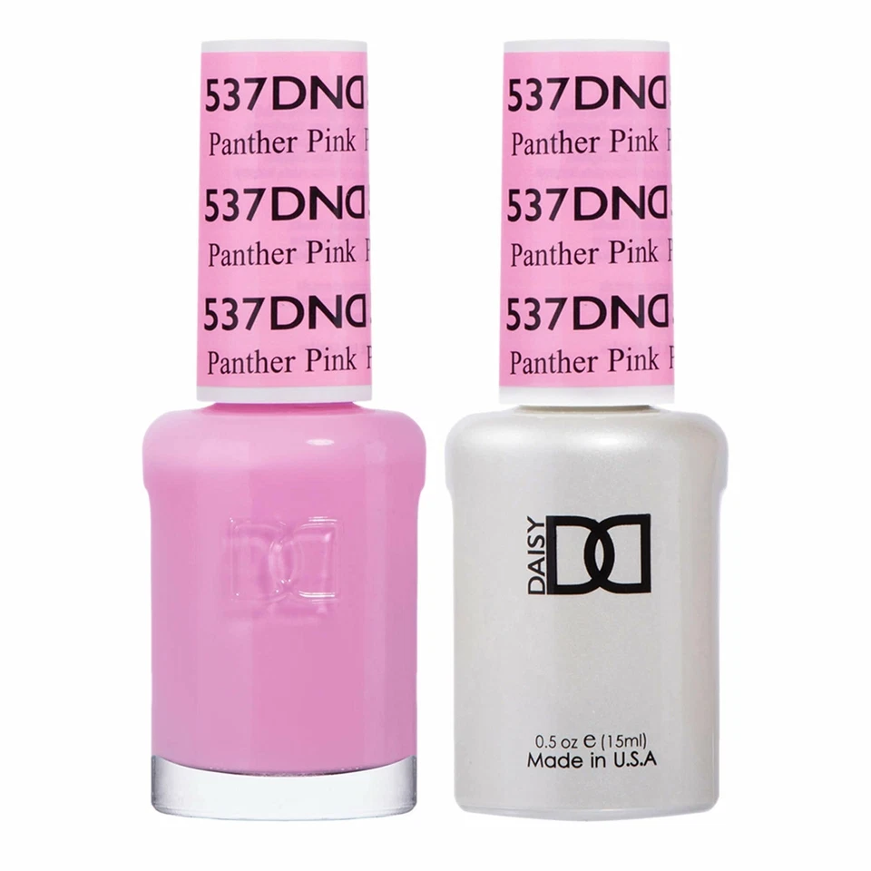 DND GEL DND Duo Gel & Nail Polish Set - Panther Pink 537 - 2x15ml