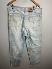 VTG 90'S LEVI'S SILVERTAB 550 MENS Blue DENIM JEANS SZ 36 X 30 USA Made 1915