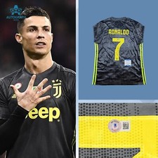 Cristiano Ronaldo Signed Juventus 2018/2019 3rd Jersey W/ COA Beckett BAS