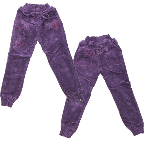 Pantalones de cordón lindos para niños y niñas pantalones de cordón pantalones para niños pantalones de tela pantalones cálidos - Imagen 4 de 10