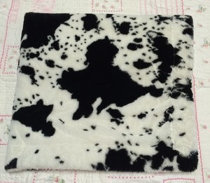cow print baby blanket