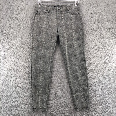 Liverpool Jeans Womens 27 Madonna Legging White Black Skinny Cropped  Stretch