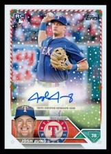 2023 TOPPS HOLIDAY MEGA BASEBALL JOSH JUNG ROOKIE AUTO CARD 43/200