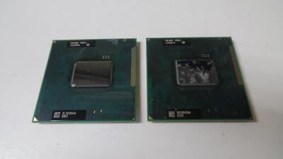 Pair of Intel Core i3-2330M@2.20GHz 5 GT/s Socket rPGA988B CPUs - SR04J