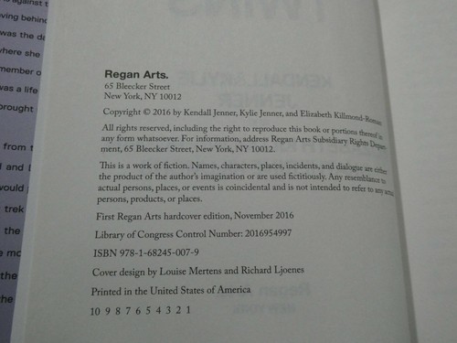 Kendall & Kylie Jenner Hand Signed 1st ED HB Book Time Of The Twins JSA #RR91551 - Picture 4 of 10