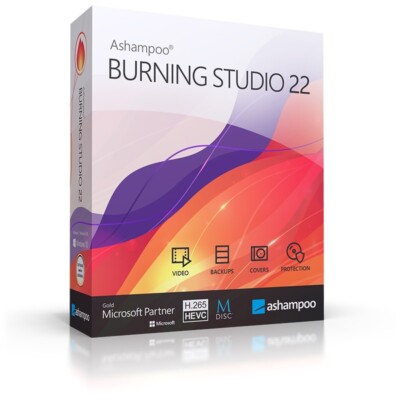 Ashampoo Burning Studio 22 - Diashow - Brennprogramm für CD, DVD, Blu-Ray - H265