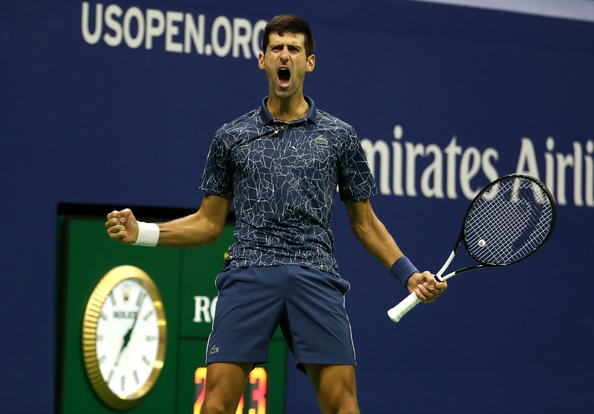 NWT Lacoste Djokovic US Open 2018 Sports Print Polo Tennis