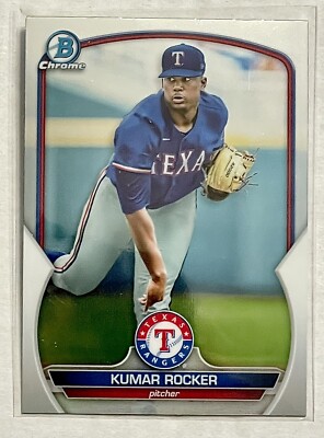 2023 Bowman Chrome Kumar Rocker #BCP-39 Texas Rangers | eBay