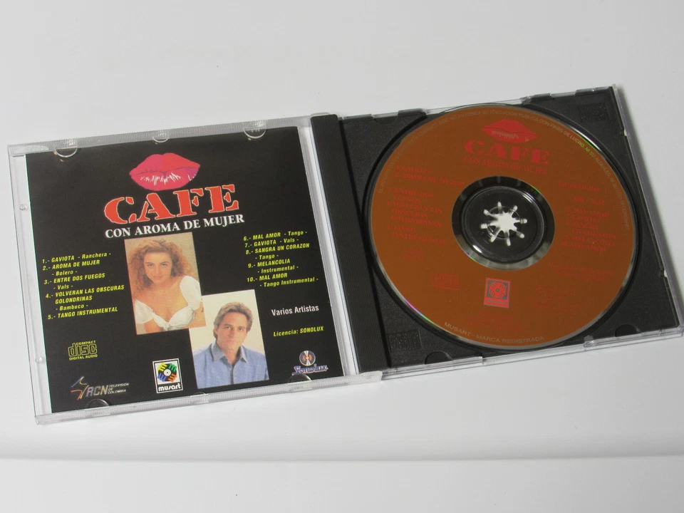 MARGARITA ROSA DE FRANCISCO Cafe Con Aroma De Mujer CD 1995 SONOLUX + FREE — 第 3/4 张图片
