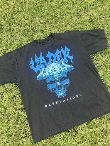 T-shirt corta in metallo VADER Band Revelations cotone tutte le taglie - Foto 1 di 3