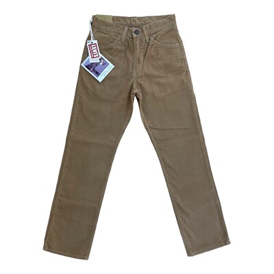LEVIS VINTAGE Unisex 26 1970's Corduroy Pants Slim Straight Leg