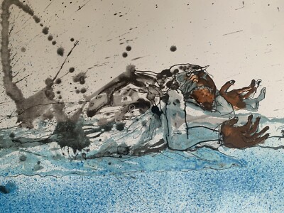 Original Ralph Steadman Ink Signed  ️ Limited Edition A2 Print with COA