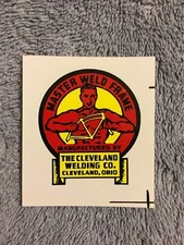 VINTAGE 1950'S CIRCA CWC ROADMASTER AND OTHER BICYCLE WATER TRANSFER DECAL