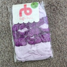 Ruffle Buns Toddler Girl's Purple Diaper Cover 18 Months to 3T