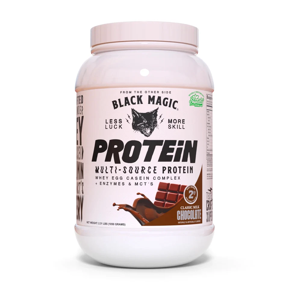 Black Magic Supply PROTEÍNA MULTI-FONTE com enzimas, MCTs 25 Serve ESCOLHA O SABOR - Imagem 4 de 4