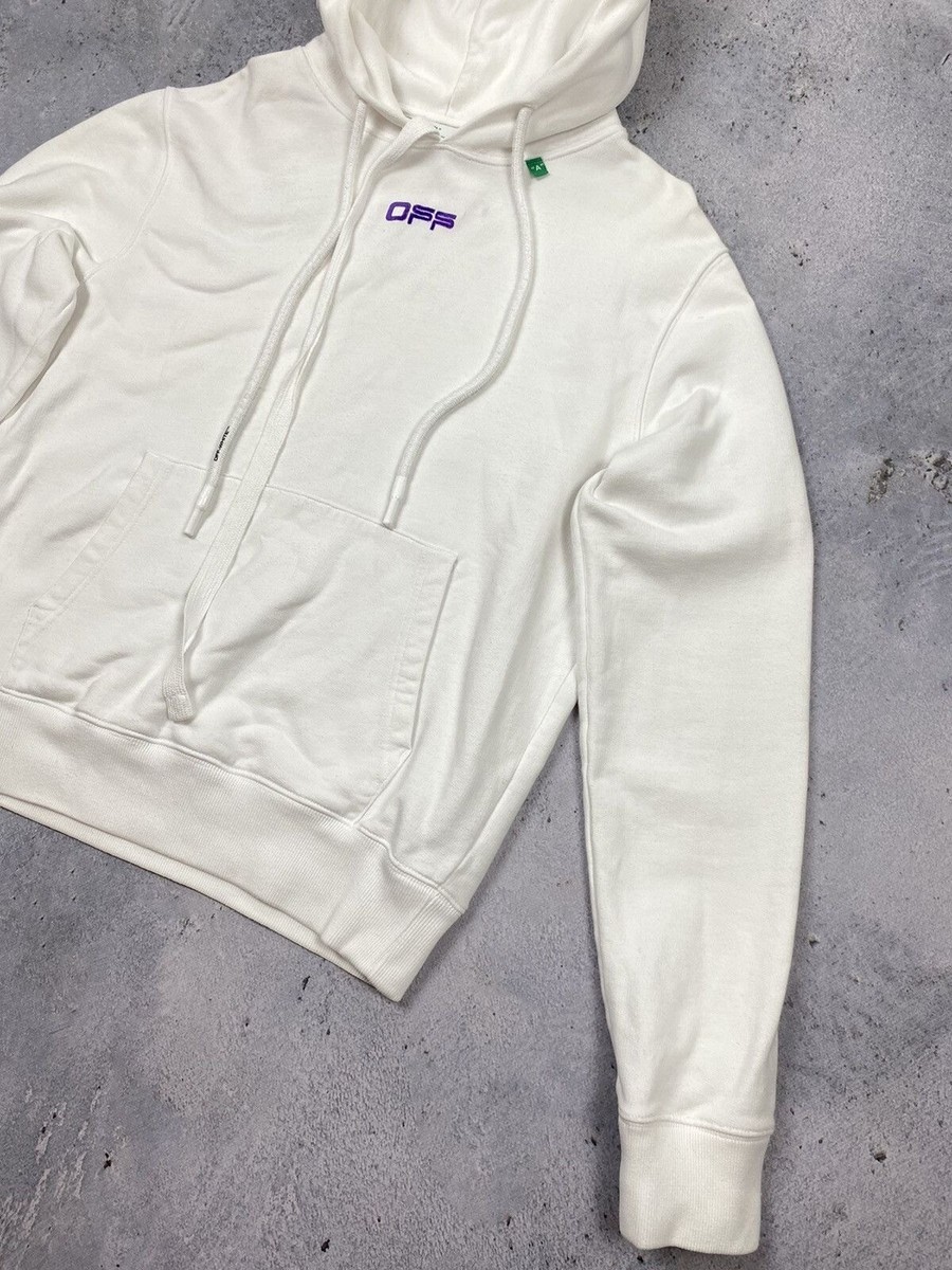 Off-White white hoodie Zombie kiss kisses | eBay