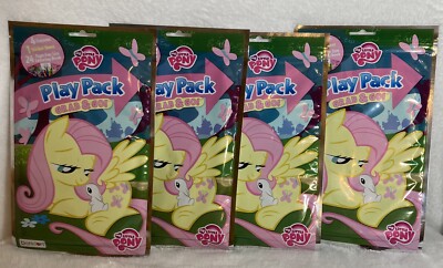 My Little Pony Grab & Go Play Pack. 4 Crayons, 1 Sticker Sheet, 24 Coloring Pgs