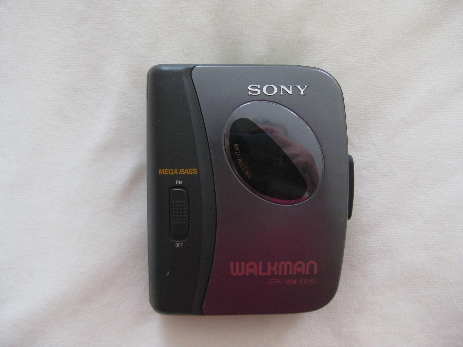 Sony Walkman PARTS REPAIR Gray Stereo Cassette Player WMEX162 Vintage