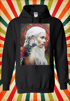 Game of Thrones Khaleesi Hipster cool Herren Damen Unisex Top Hoodie Sweatshirt 13
