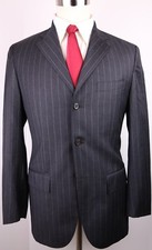 Polo Ralph Lauren Gray Dual Vented 3 Button Wool Suit 38 Regular 31 30 Pants
