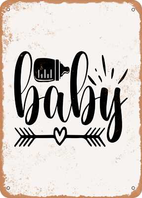 METAL SIGN - Baby - 5 - Vintage Rusty Look | eBay