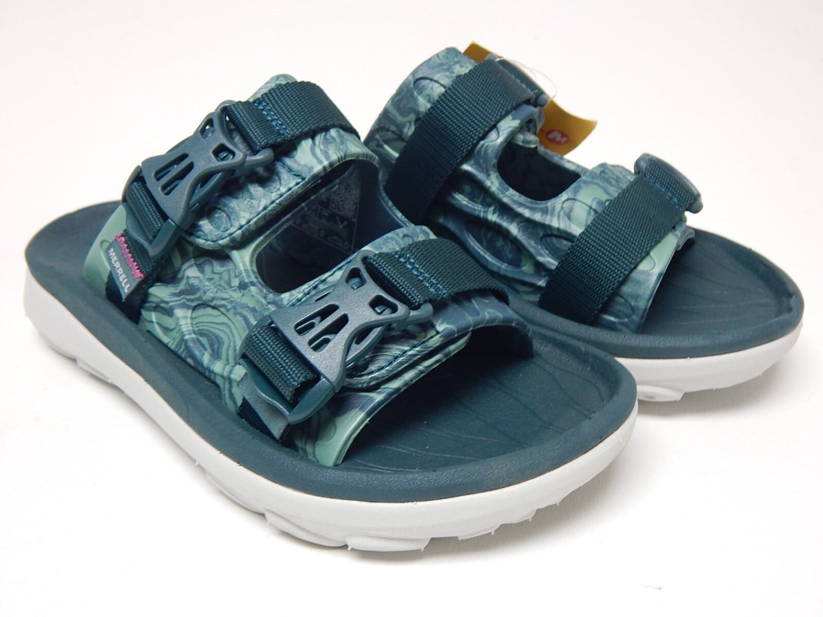 Merrell Ultra Wrap taglia US 7 EU 37 5 sandali da donna con cuciture verde J005820