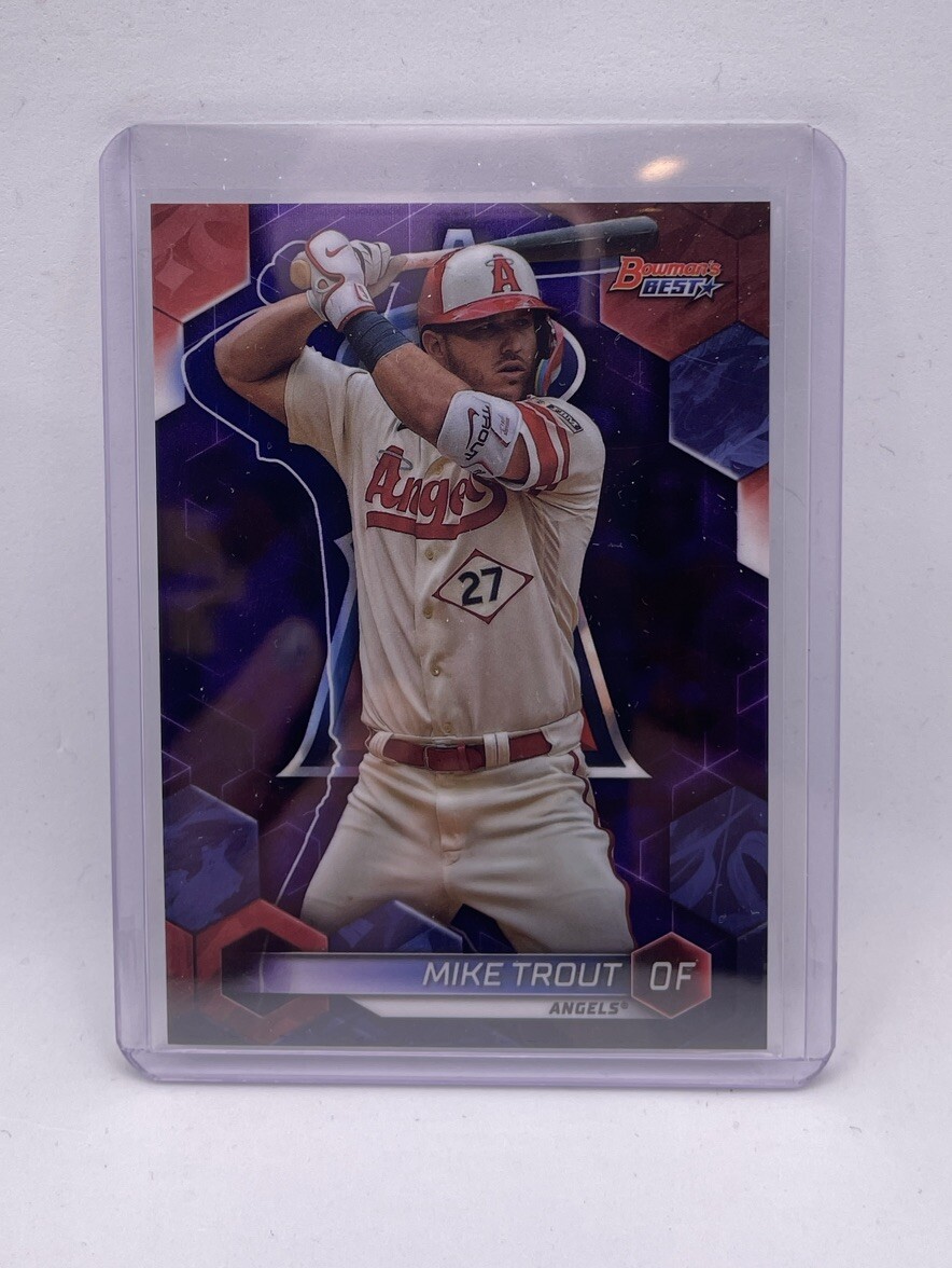 2023 Bowman's Best - Mike Trout - Purple Refractor #'d/250