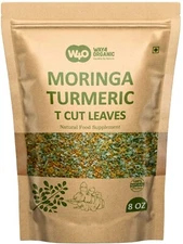 Moringa Turmeric Tea – 8 oz – Caffeine-Free Herbal Blend – Immunity & Digestive