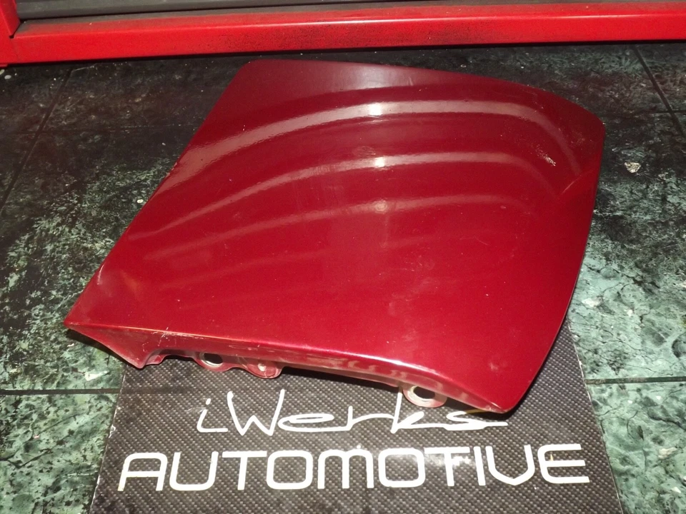 OEM 88-91 Toyota Corolla Cupé AE92 Faro Pasajero Cubierta Metal Borgoña FR Foto 2 de 4