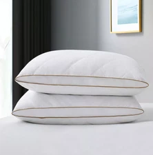 Unikome 2 pack standard Medium Support Cotton Down Feather