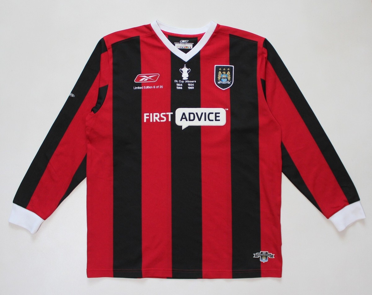 Manchester City 　0304 Away Jersey Rare 2003 - 2004 Limited Edition Manchester City Away